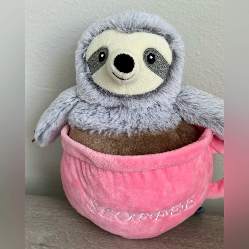 Fringe Studio Slow' Down for Summer Sloth Pet Toy, Sloffee. Toy has a very